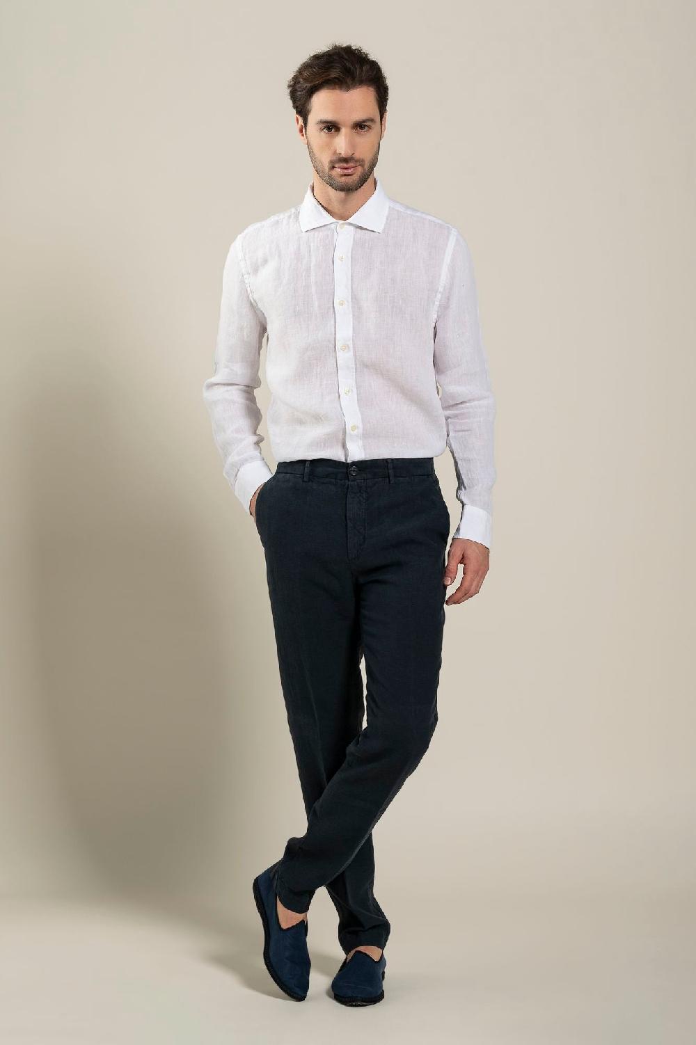 120% Lino Man Chino Pant Italia