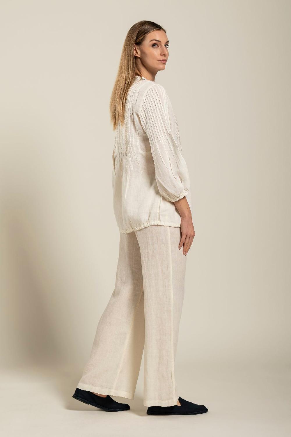 120% Lino Long Sleeve Blouse With Sequin Detail Fino Al -60%