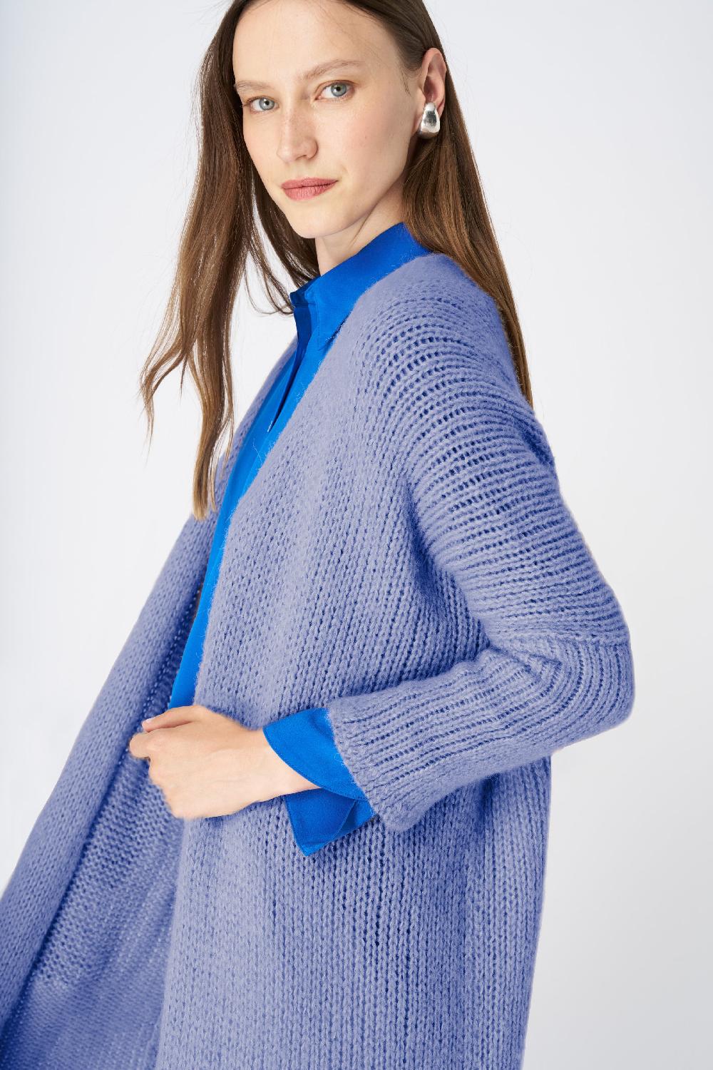 120% Lino Cashmere Blend Duster Affare Del Giorno