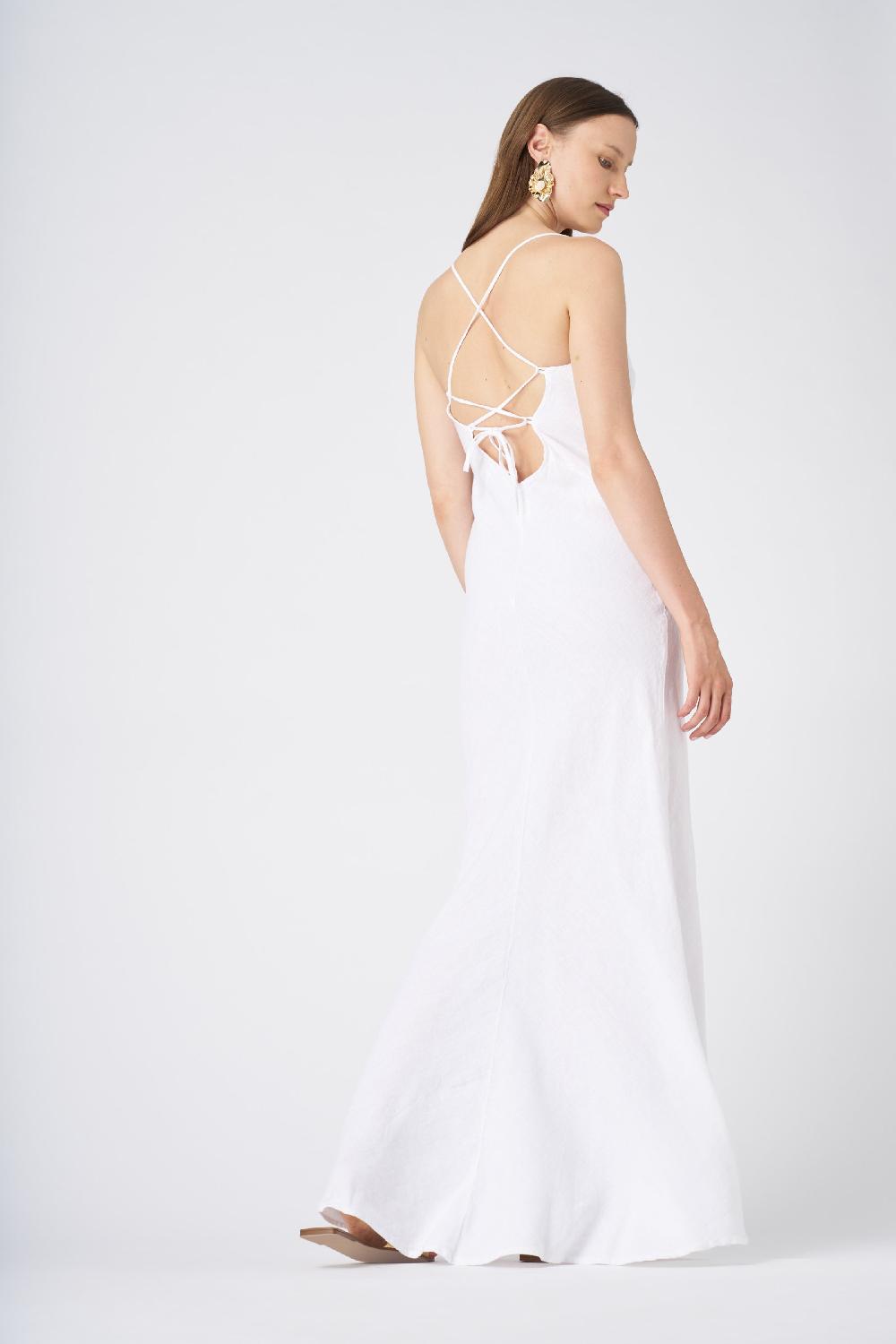 120% Lino Slip Dress 2025