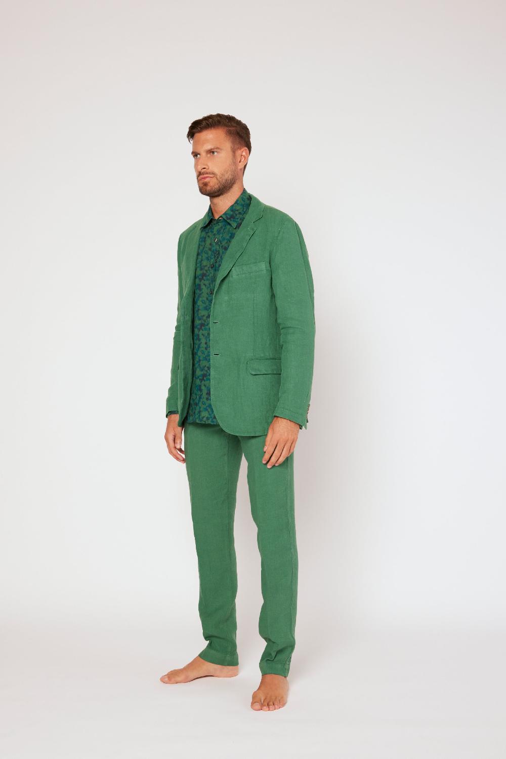 120% Lino Linen Jacket Spedizione Gratuita