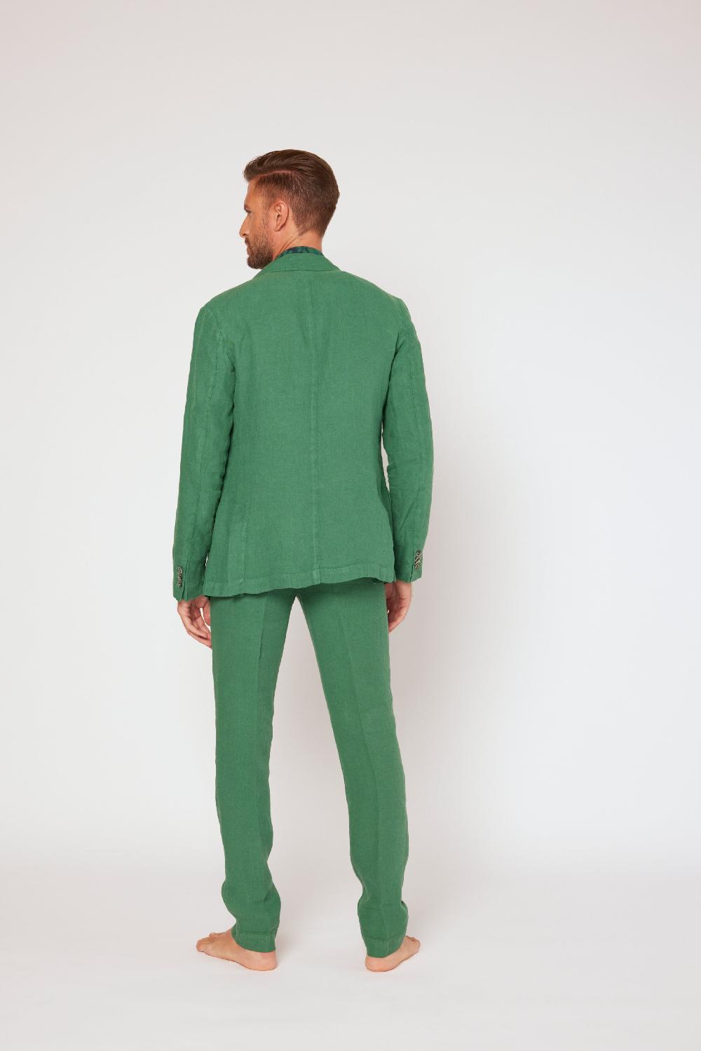 120% Lino Linen Jacket Spedizione Gratuita