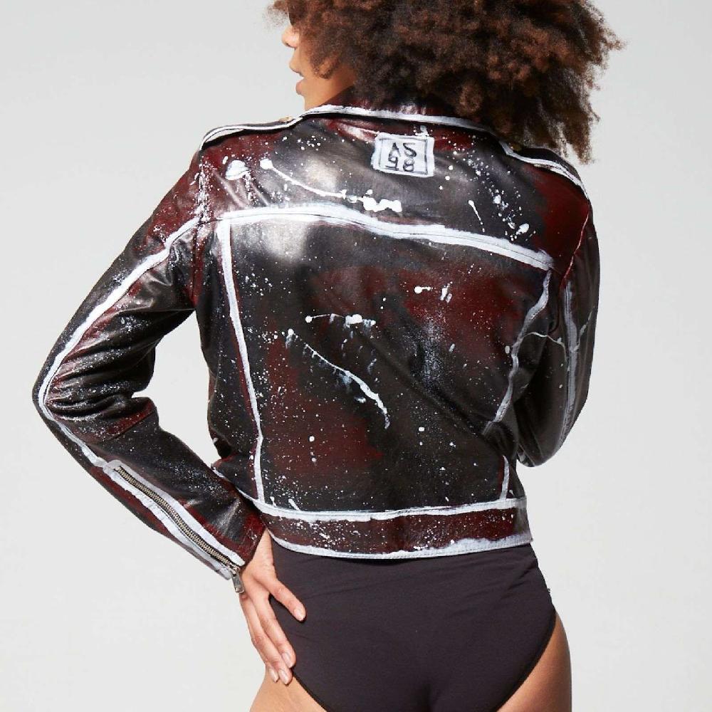 A.S.98 GIACCA IN PELLE KATY Vendita Calda