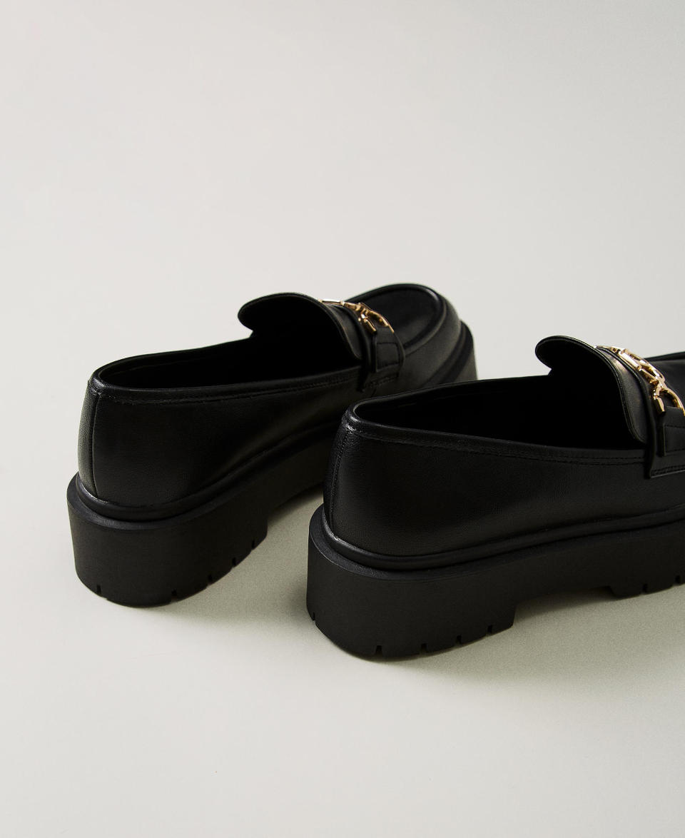 Twin Set Mocassini con morsetto Oval T Shopping Online