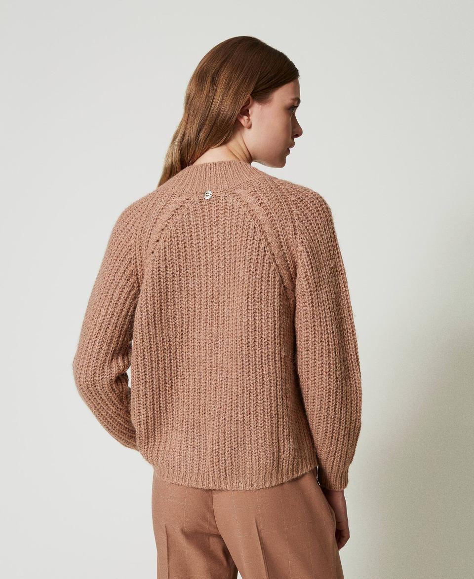 Twin Set Maglia a coste con trecce In Saldo