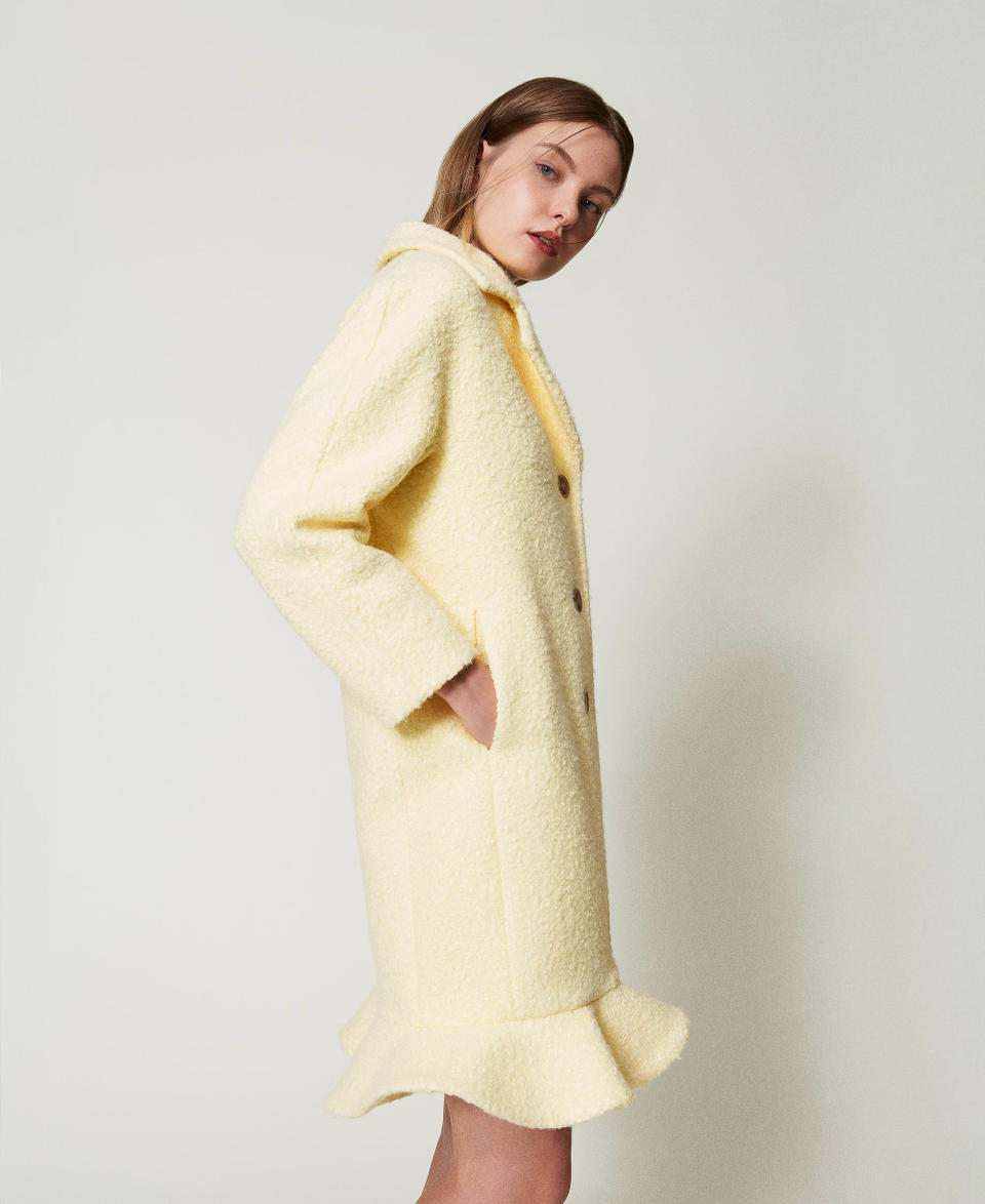 Twin Set Cappotto in panno arricciato 2025