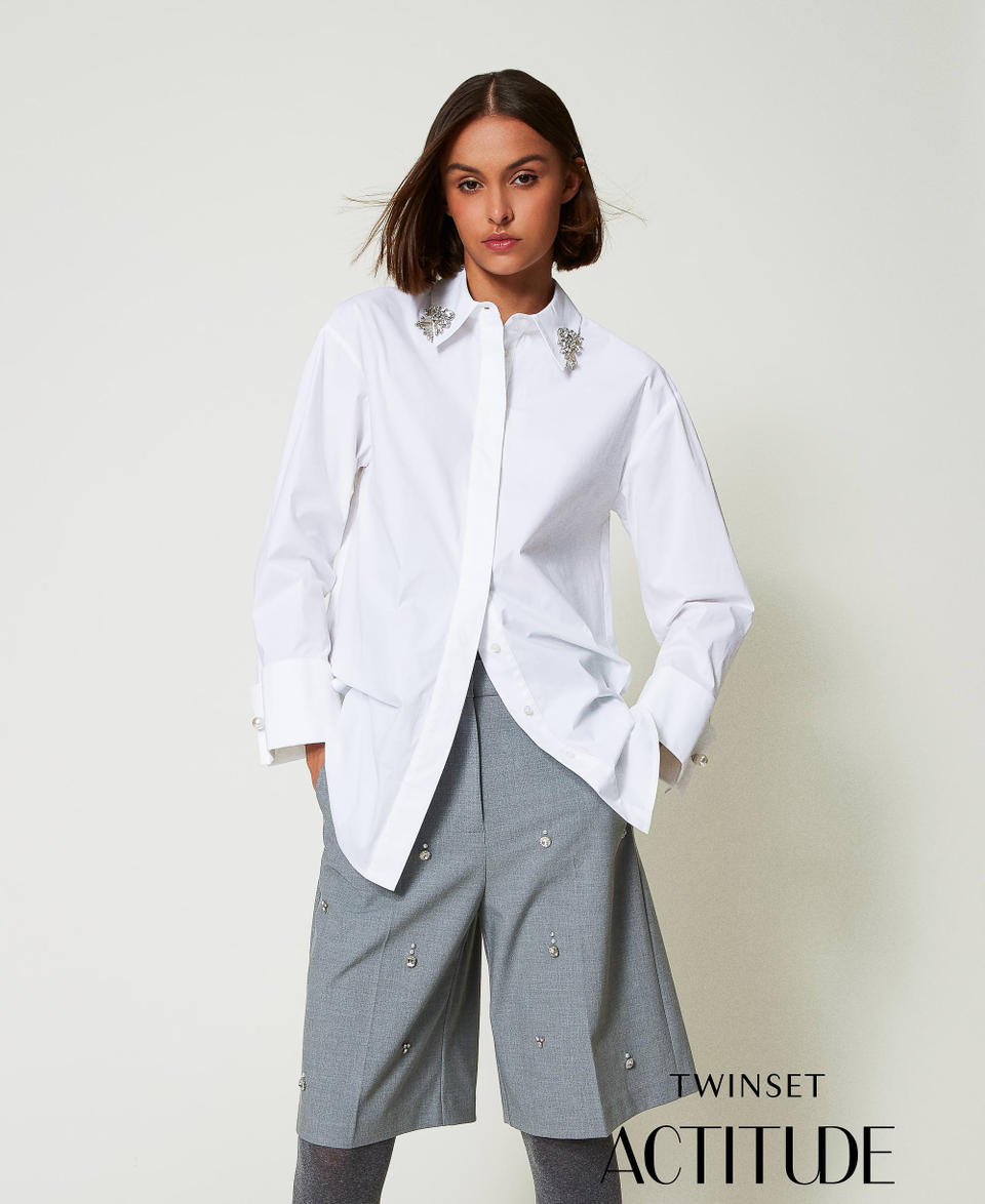 Twin Set Shorts con ricami a mano 2025
