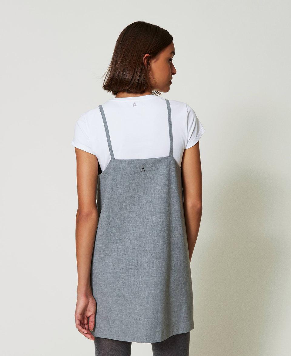 Twin Set Abito corto con ricami e T-shirt Vendita