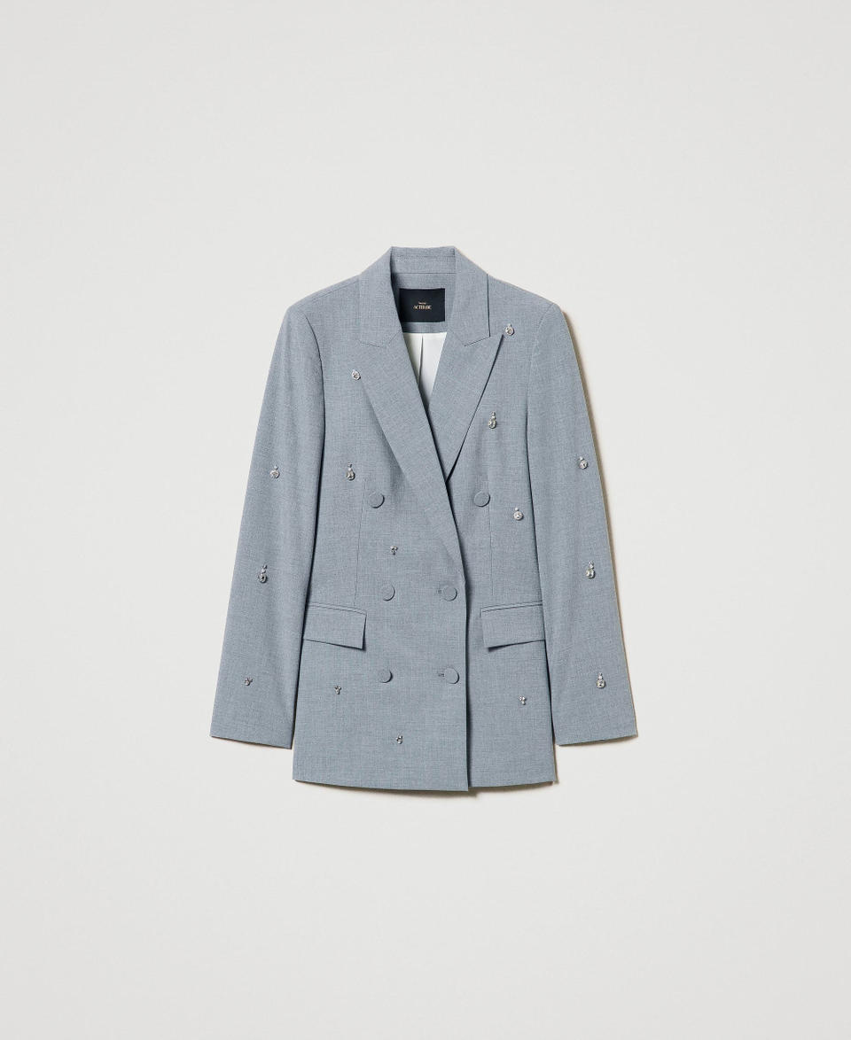 Twin Set Giacca blazer con ricami a mano Spedizione Gratuita