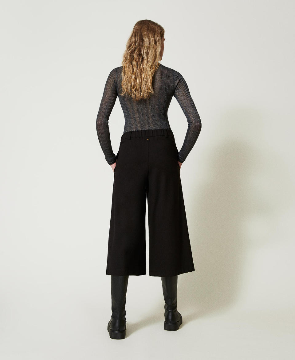 Twin Set Pantaloni cropped a vita alta Acquista Ora