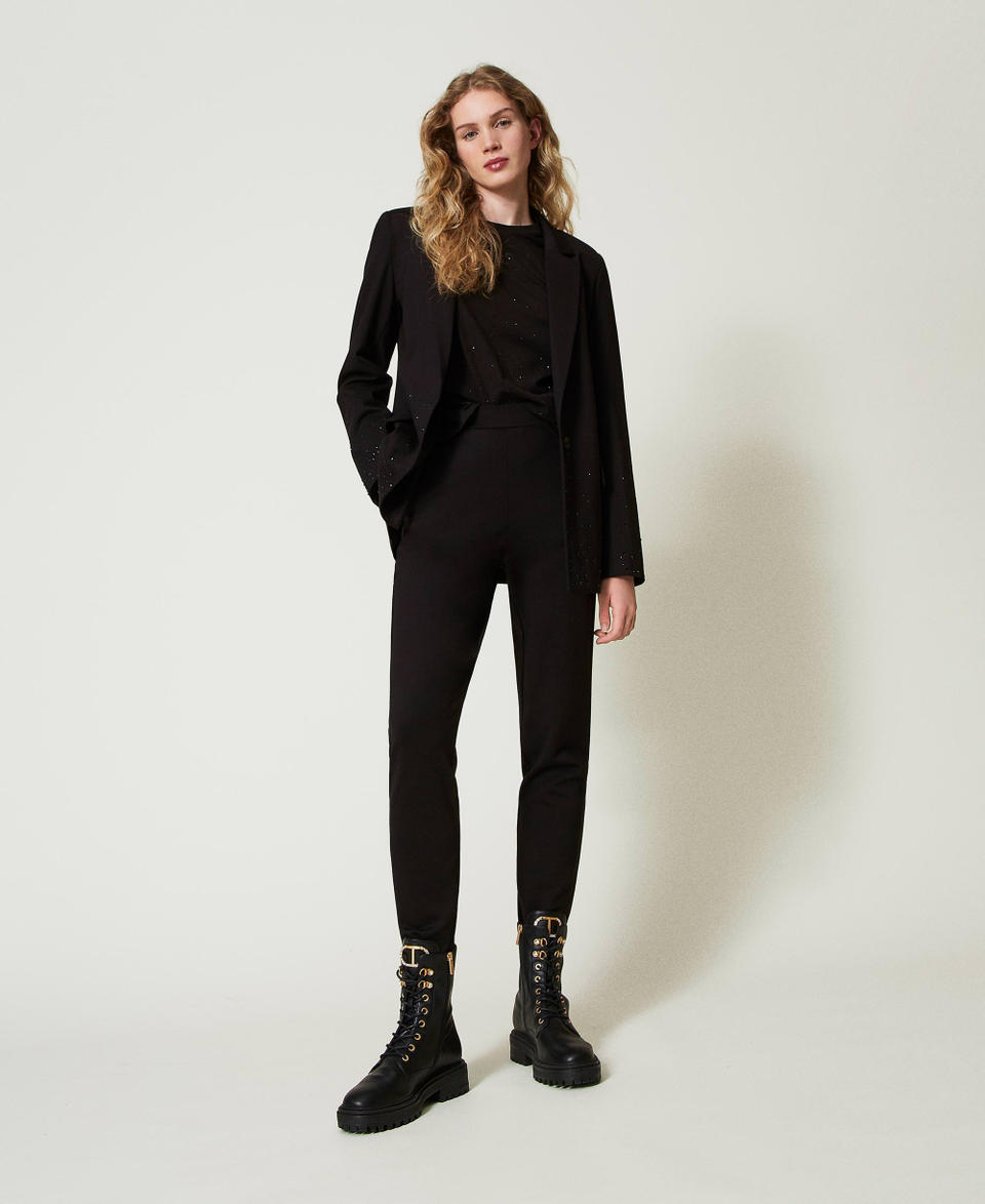 Twin Set Pantaloni a sigaretta con elastico Affare Del Giorno