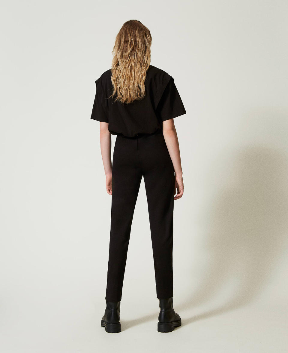 Twin Set Pantaloni a sigaretta con elastico Affare Del Giorno