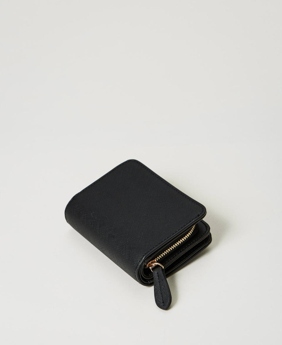Twin Set Portafoglio con zip e bottone Oval T In Saldo
