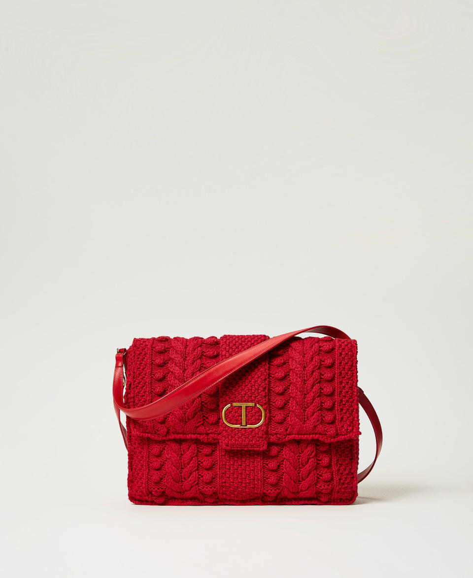 Twin Set Borsa a tracolla tricot 'Emma' Consegna Veloce