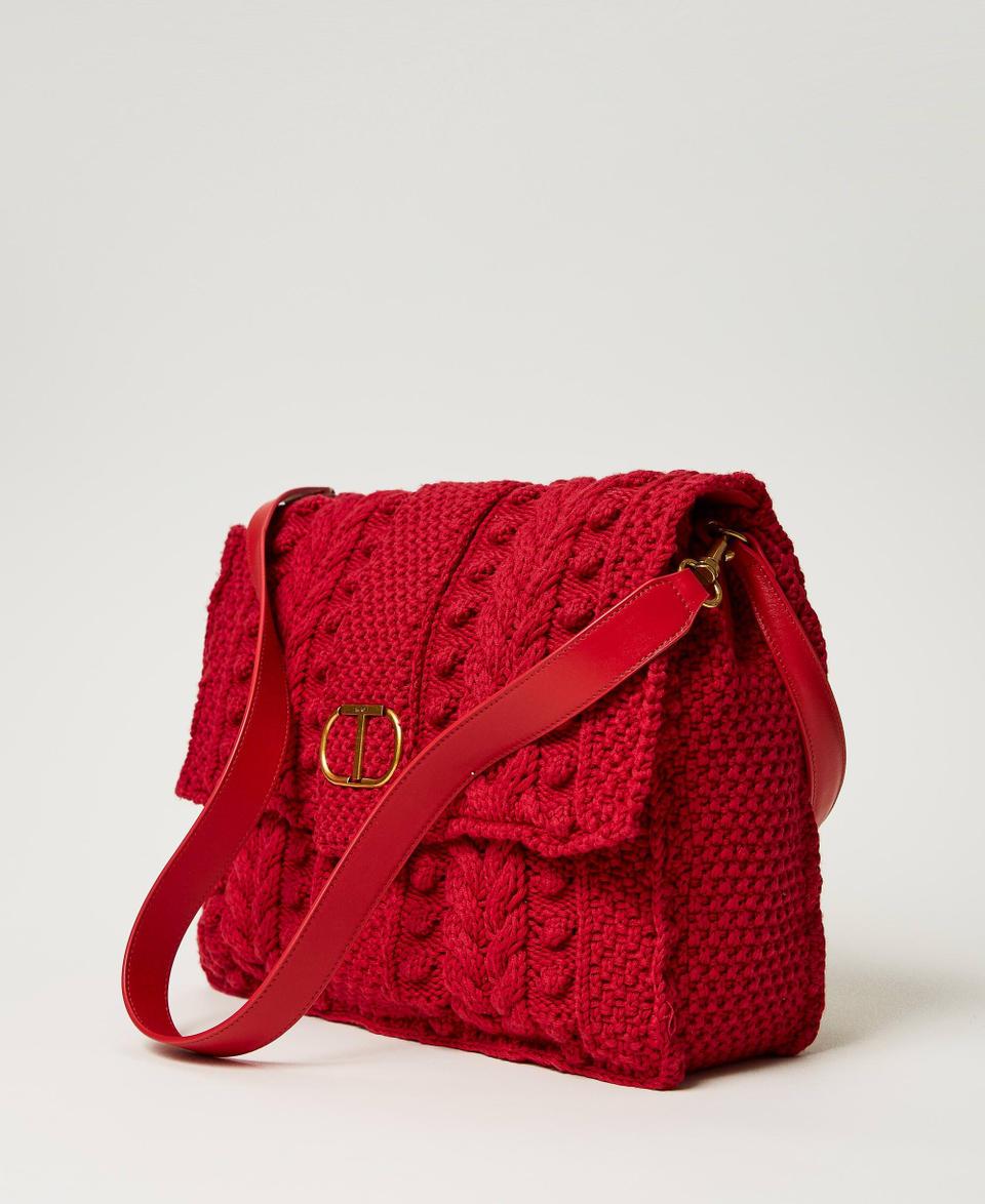 Twin Set Borsa a tracolla tricot 'Emma' Consegna Veloce