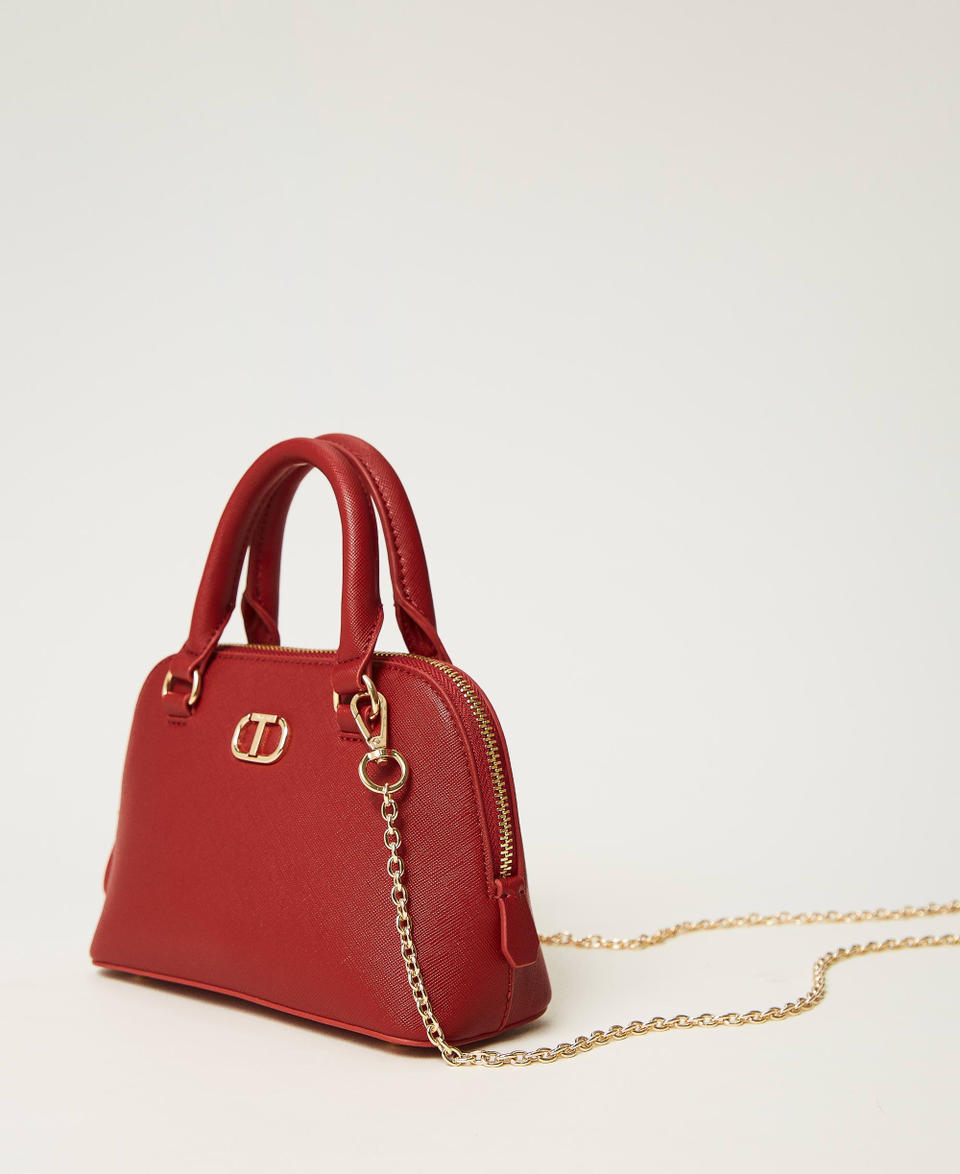 Twin Set Mini borsa a tracolla con Oval T Novità