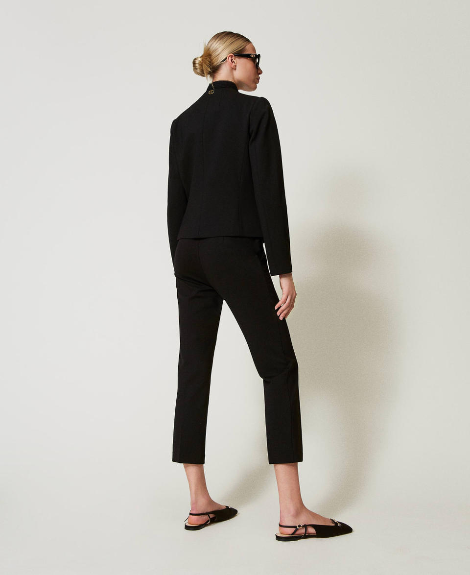 Twin Set Pantaloni con bottoni gioiello Sconto