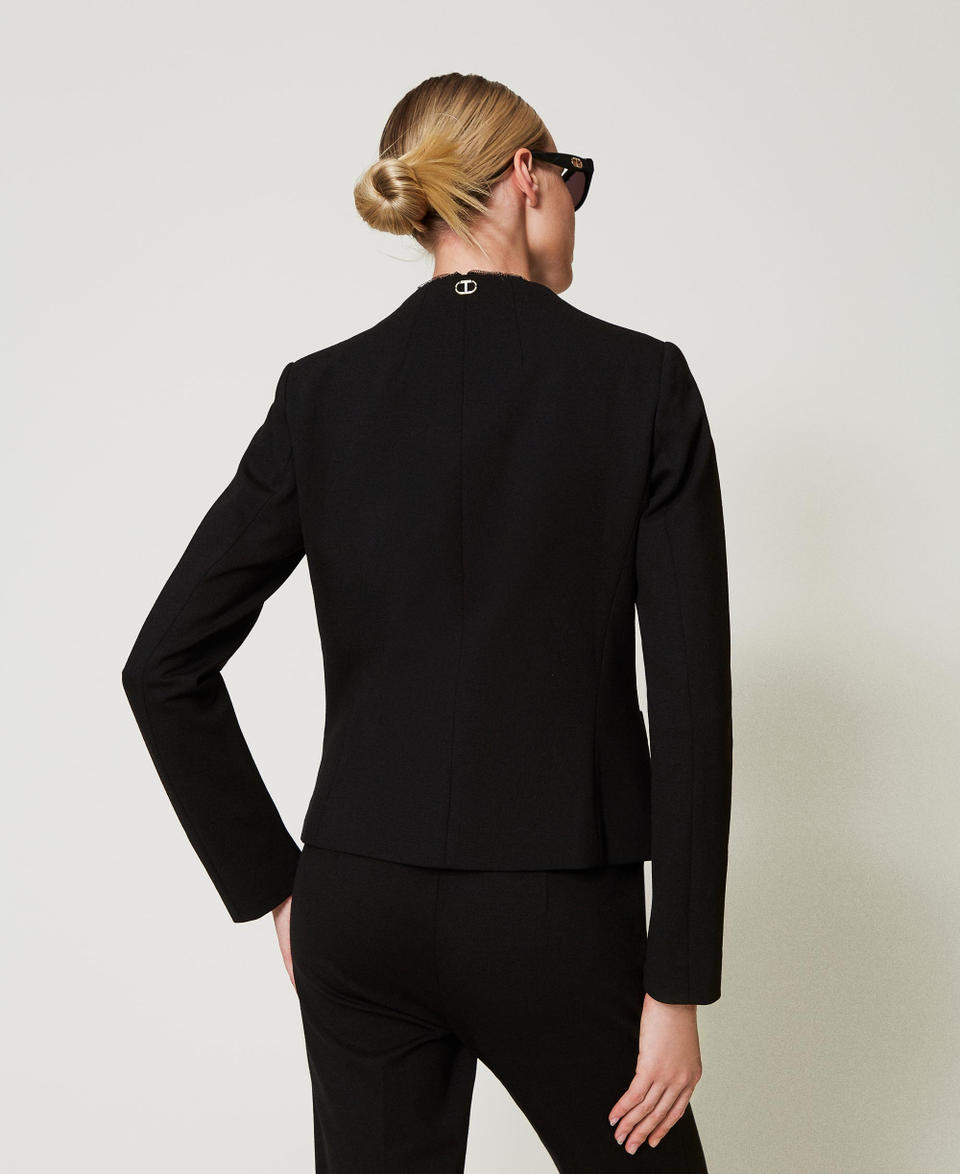 Twin Set Giacca blazer con bottoni gioiello Offerta