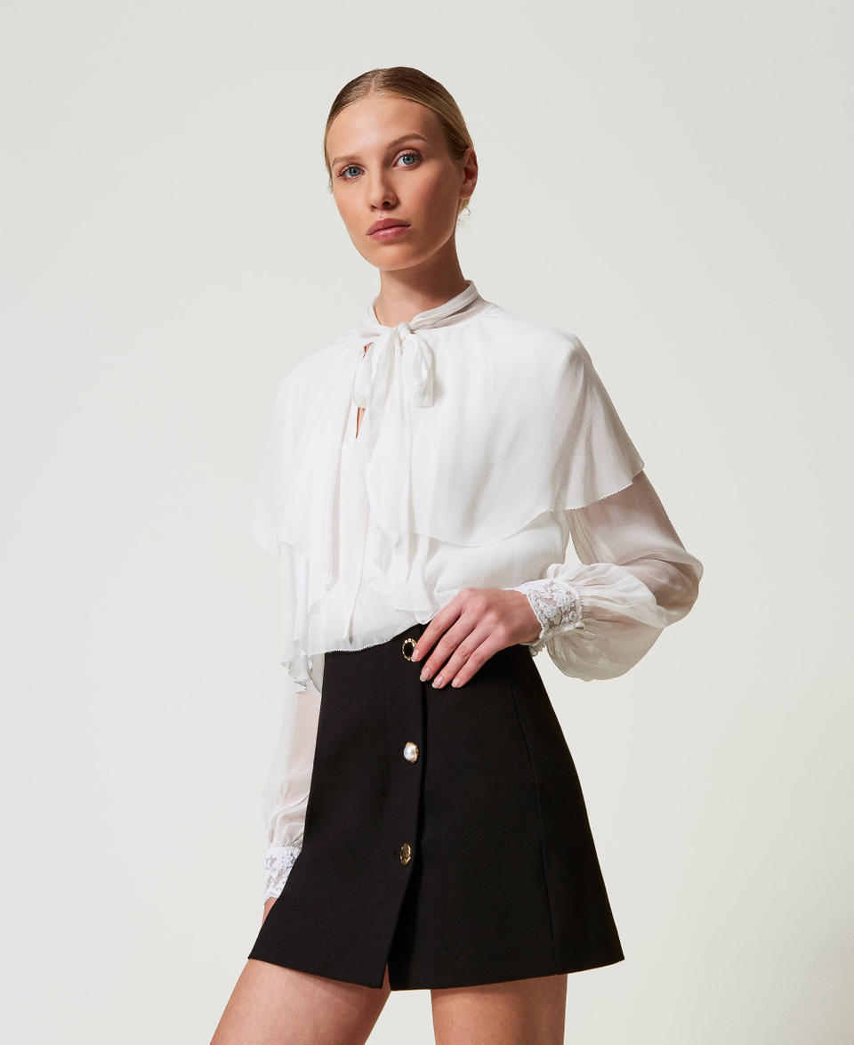 Twin Set Minigonna con bottoni gioiello Moda