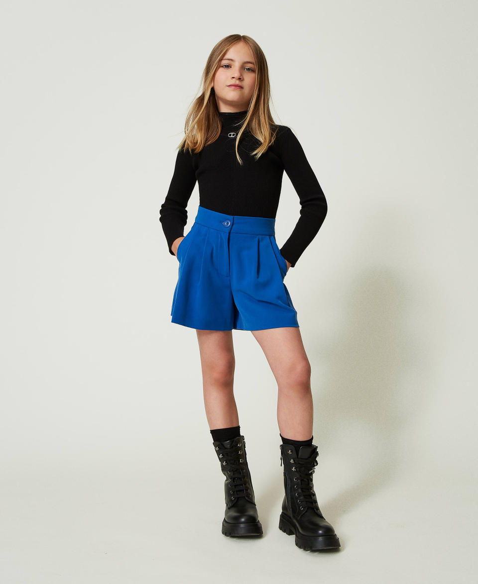 Twin Set Shorts in flanella Shopping Online