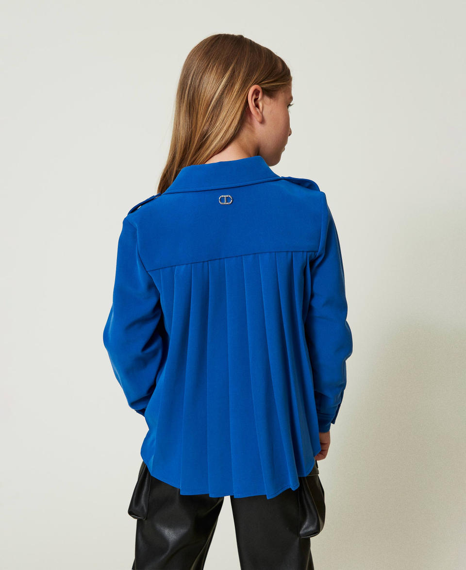 Twin Set Giacca overshirt in flanella Sottocosto