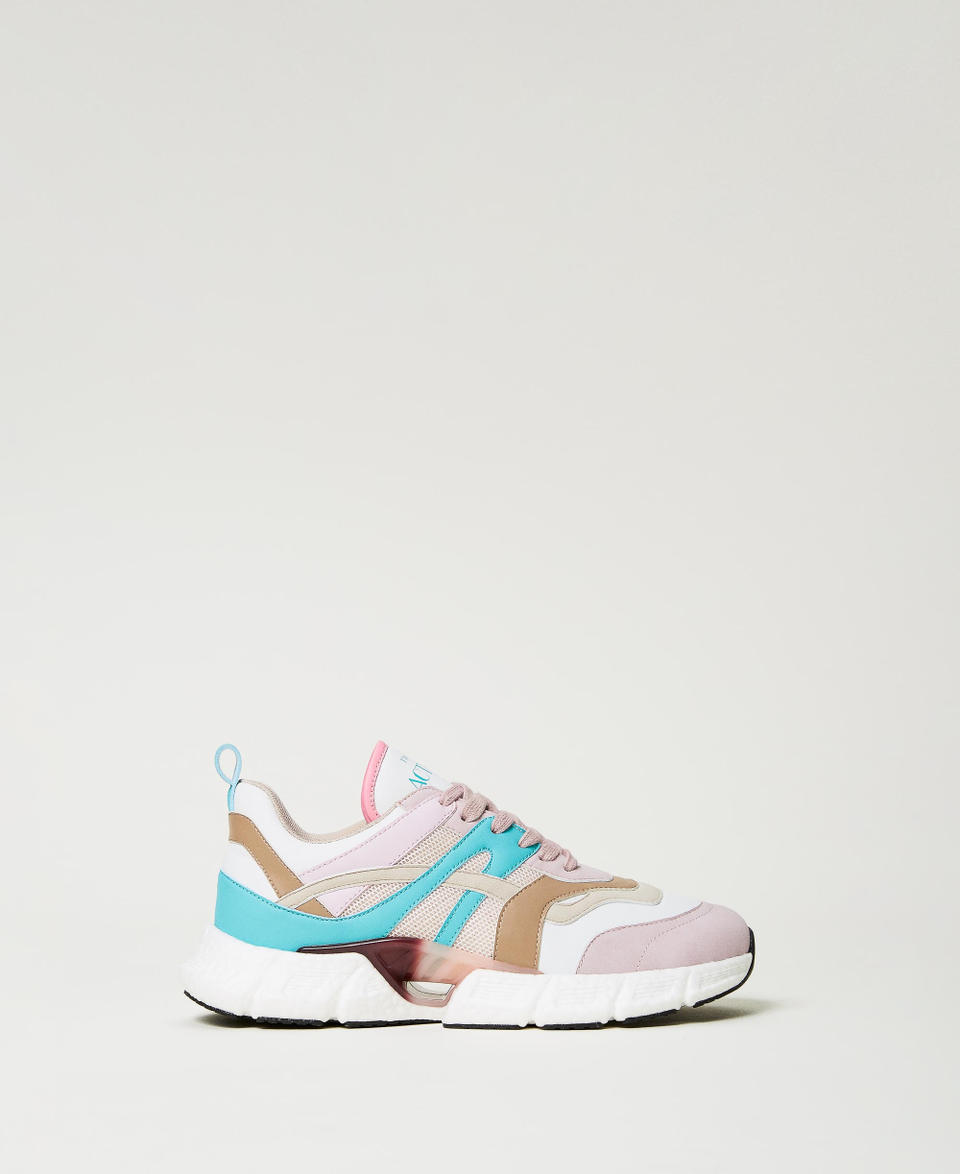 Twin Set Sneakers running color block Offerta