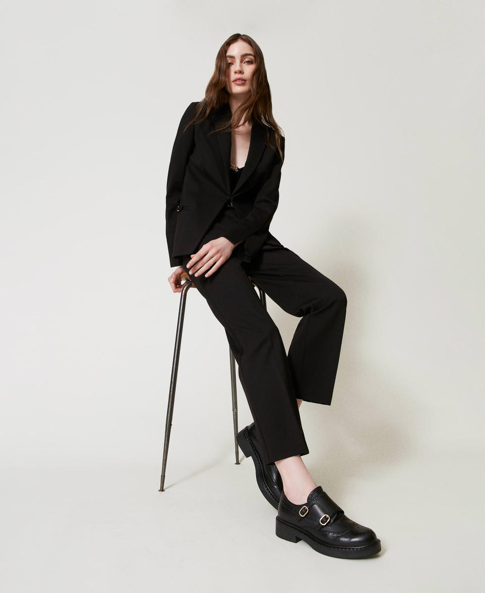 Twin Set Scarpe in pelle con cinturini Economico