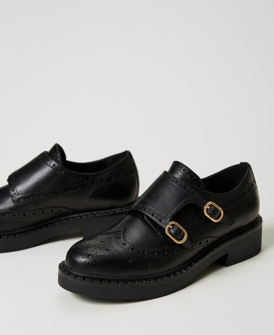 Twin Set Scarpe in pelle con cinturini Economico