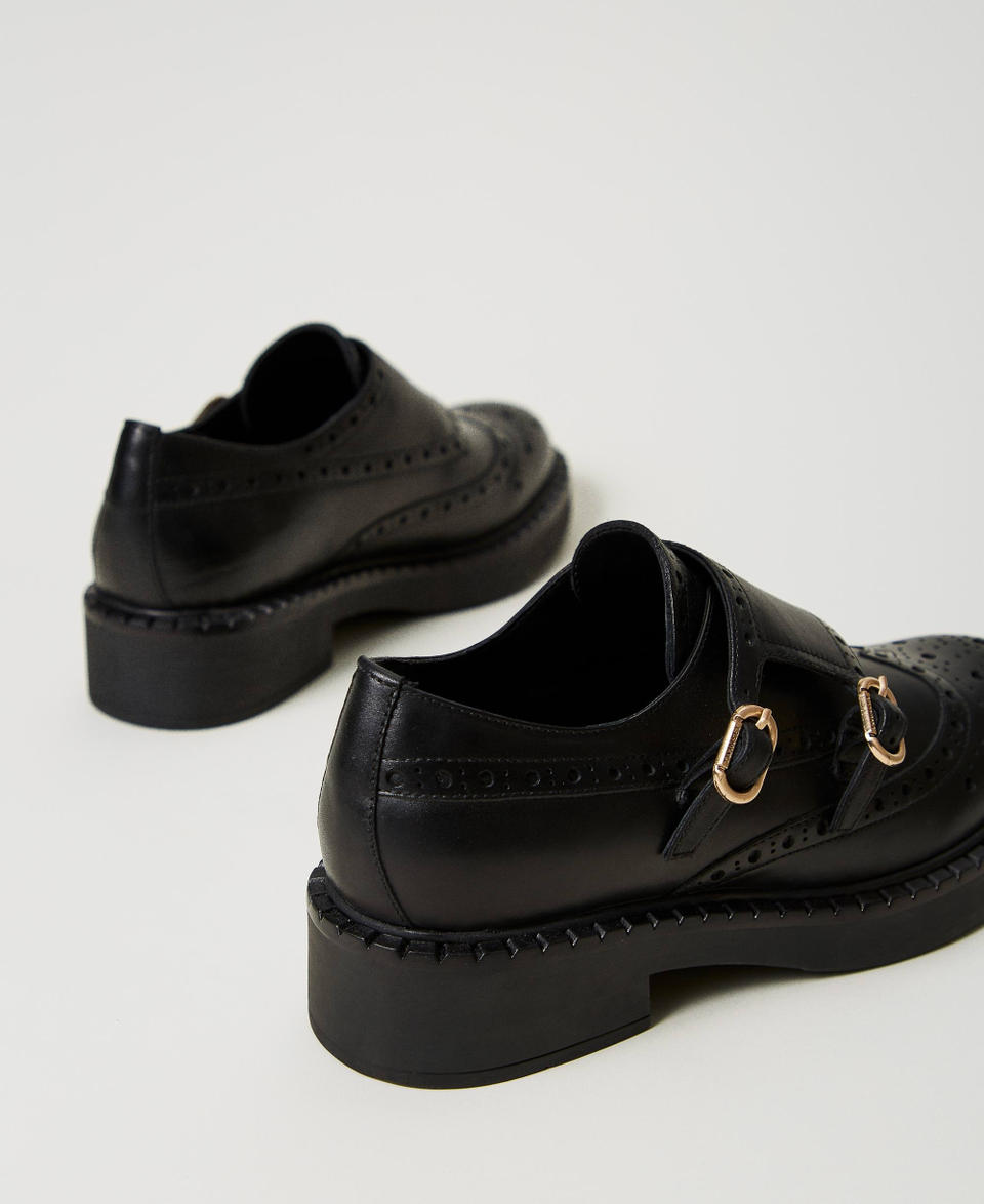 Twin Set Scarpe in pelle con cinturini Economico
