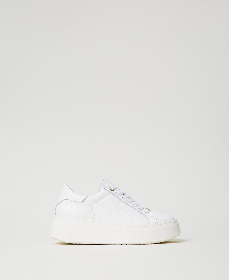 Twin Set Sneakers in pelle Saldi Di Fabbrica