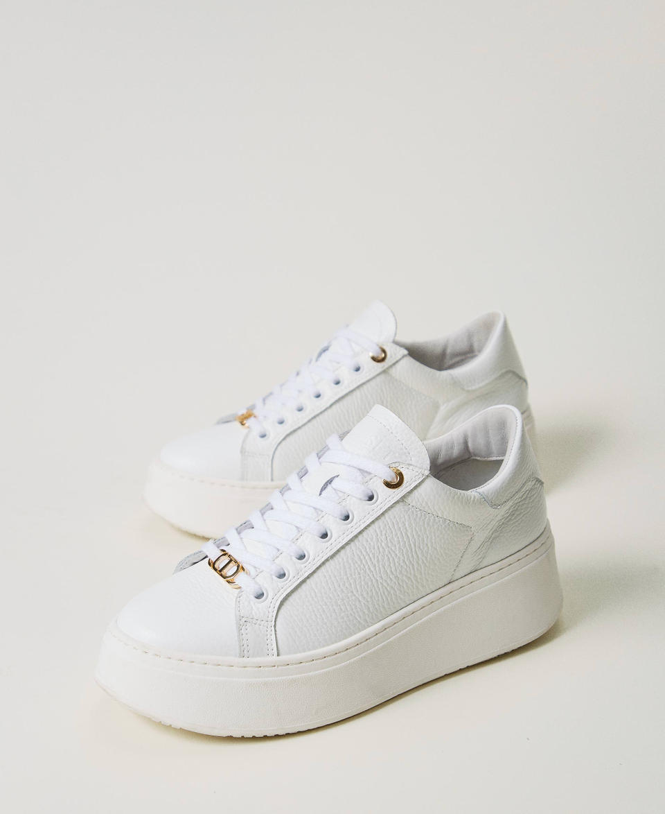 Twin Set Sneakers in pelle Saldi Di Fabbrica