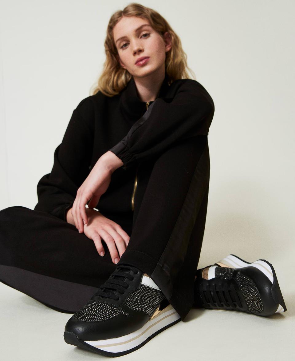 Twin Set Sneakers running con strass Vendita