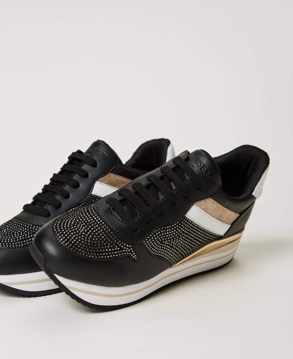 Twin Set Sneakers running con strass Vendita