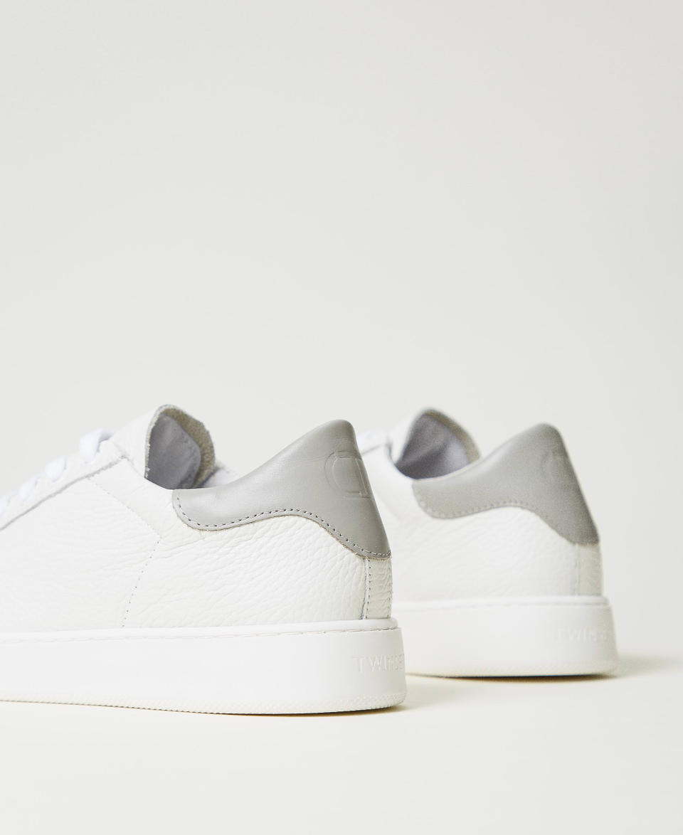 Twin Set Sneakers in pelle con Oval T Soddisfazione Garantita
