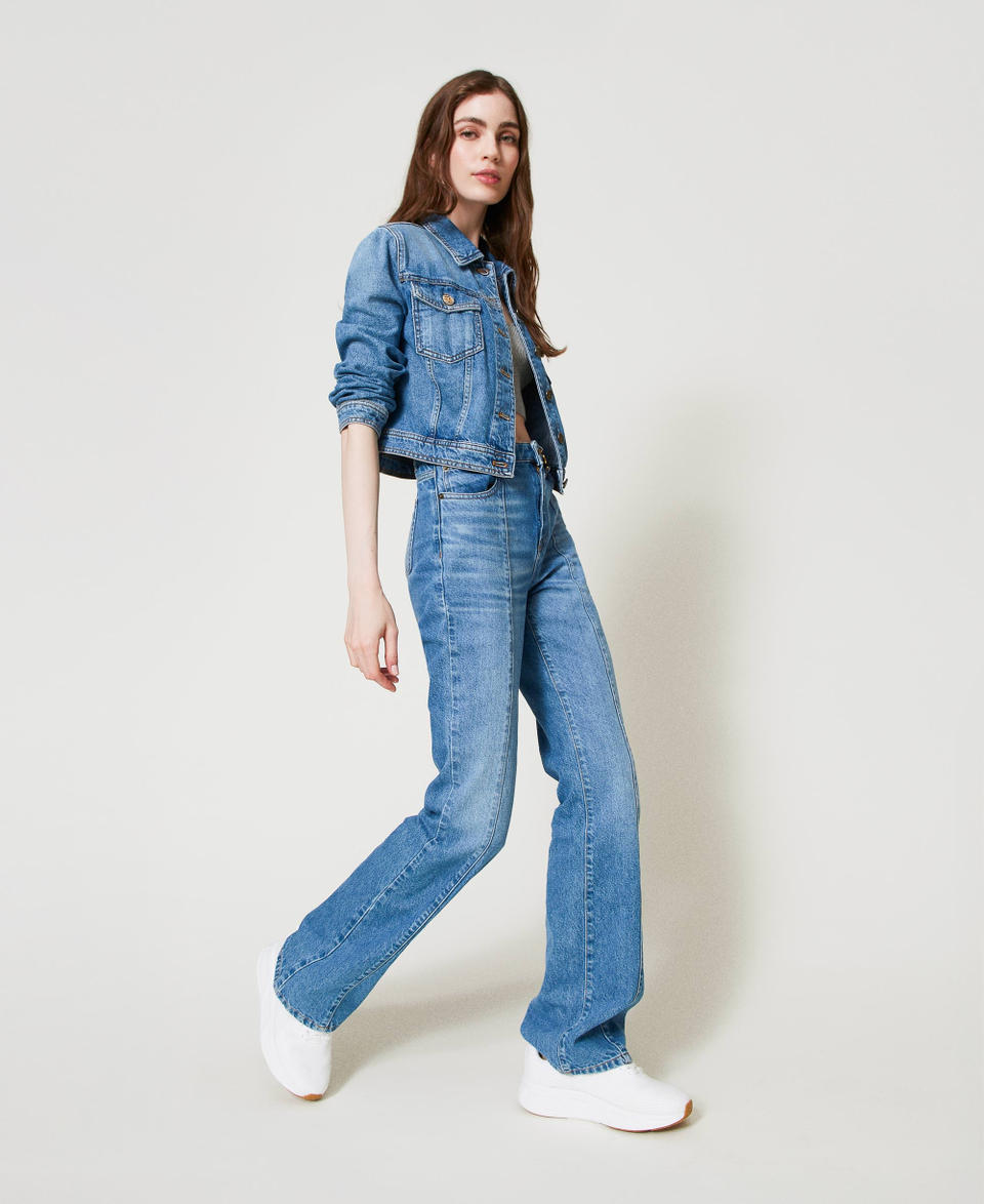 Twin Set Sneakers Fessura a righe con logo Negozi Online