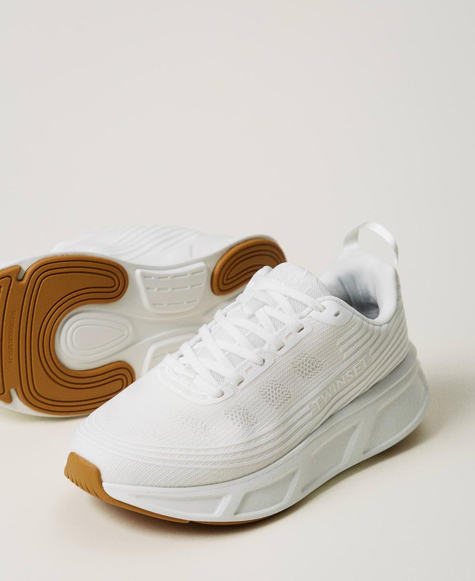 Twin Set Sneakers Fessura a righe con logo Negozi Online