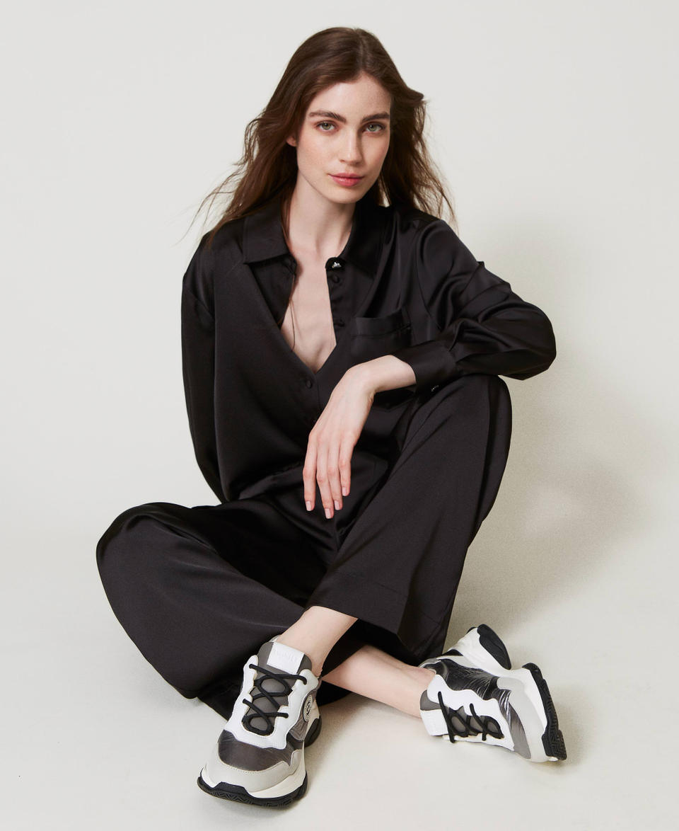 Twin Set Sneakers running color block Offerta