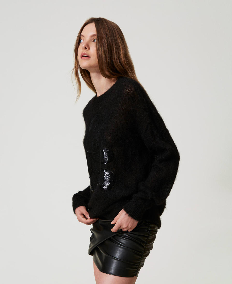Twin Set Maglia MYFO in lana e mohair Soddisfazione Garantita