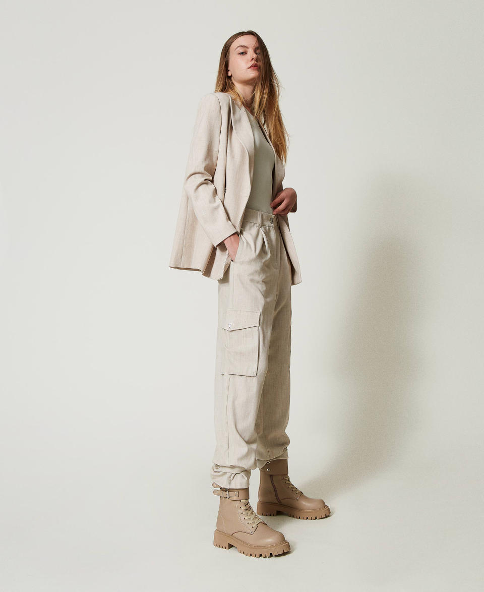 Twin Set Pantaloni cargo MYFO con ricamo Negozi Online