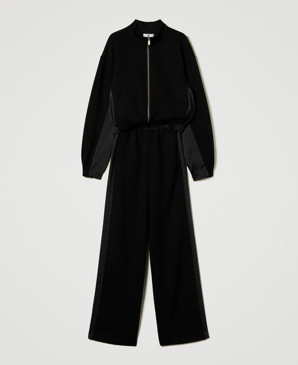 Twin Set Felpa con zip e pantaloni a palazzo Promozione Limitata