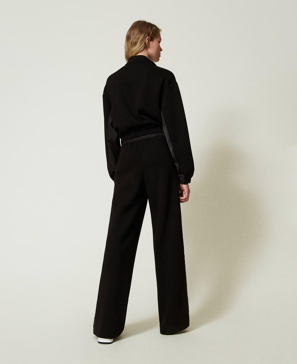 Twin Set Felpa con zip e pantaloni a palazzo Promozione Limitata