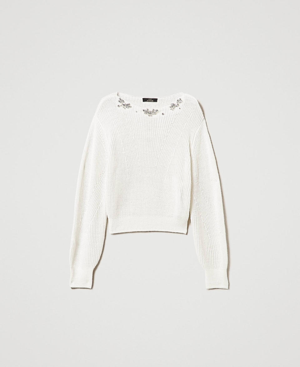 Twin Set Maglia con ricami fatti a mano Fino Al -60%