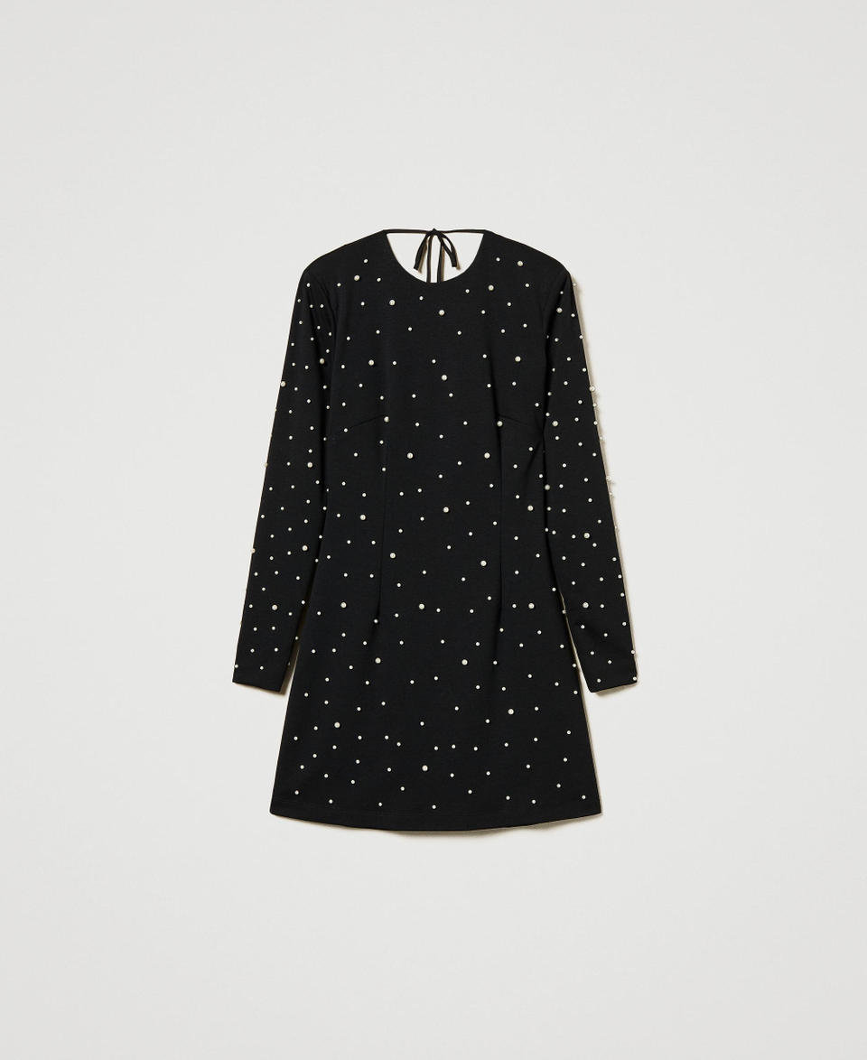 Twin Set Abito corto con perle Shopping Online