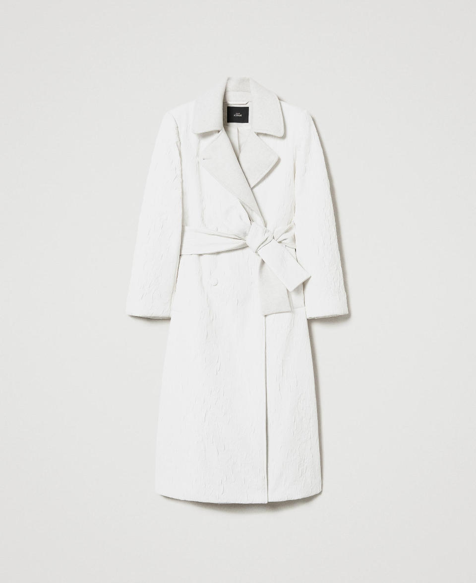 Twin Set Cappotto doppiopetto goffrato Convenienza