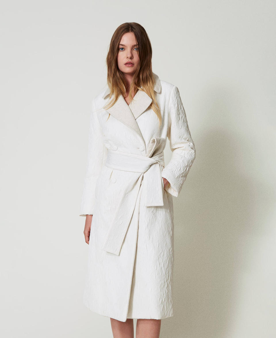 Twin Set Cappotto doppiopetto goffrato Convenienza