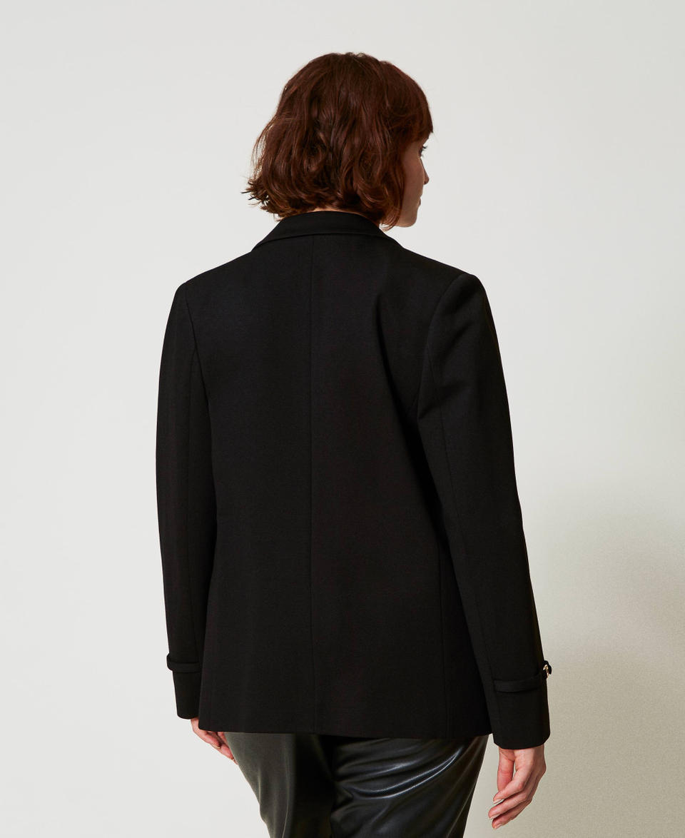 Twin Set Giacca blazer con cinturino Oval T In Saldo