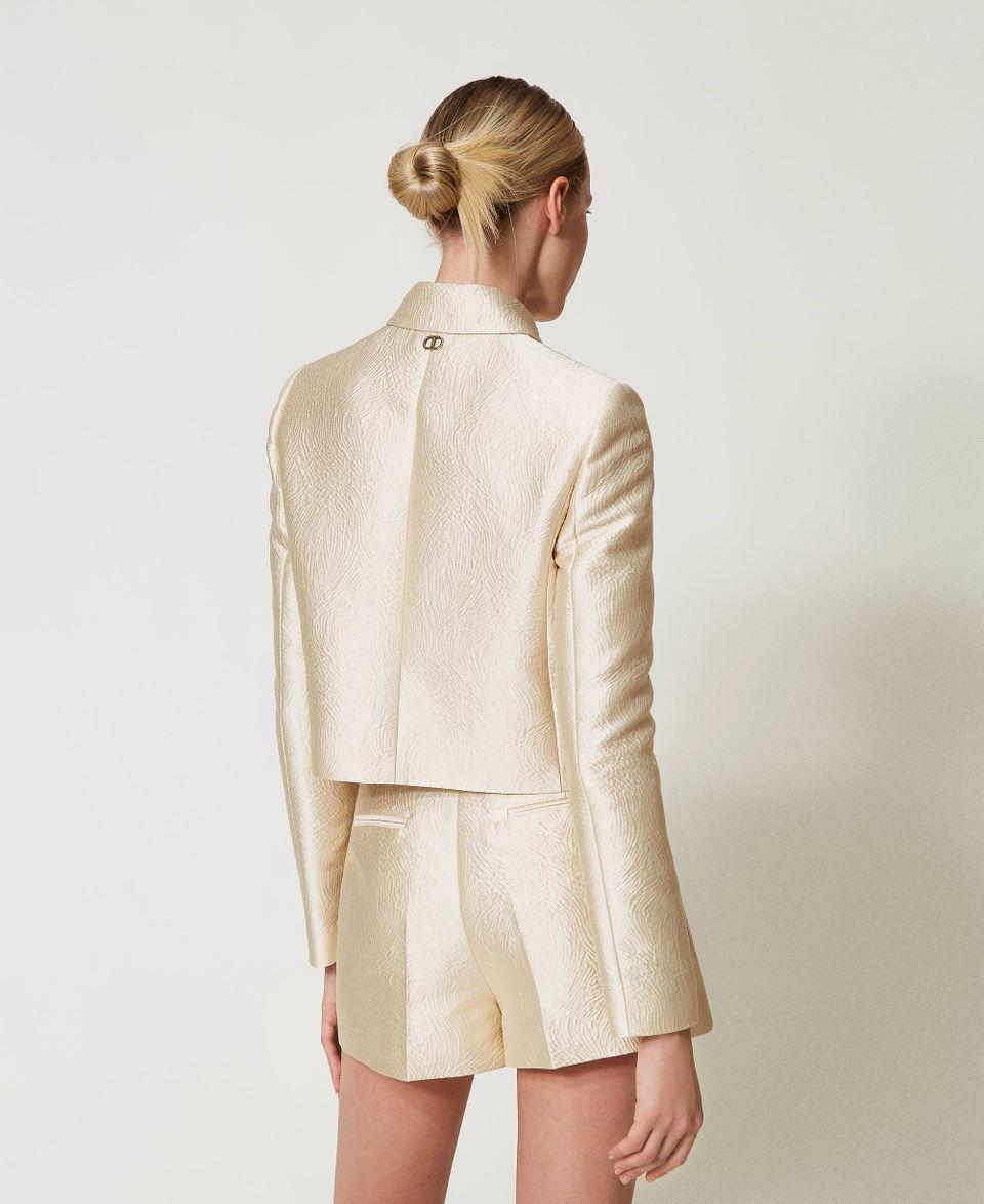Twin Set Giacca corta in broccato jacquard Moda