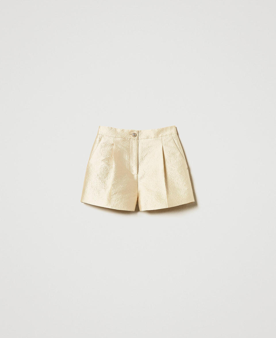 Twin Set Shorts in broccato jacquard Italy