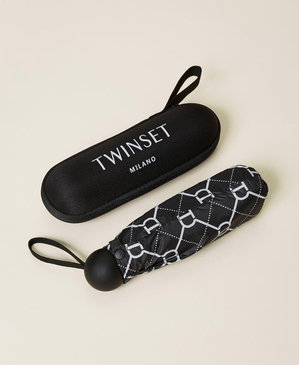 Twin Set Ombrello stampato con logo Promozione Limitata