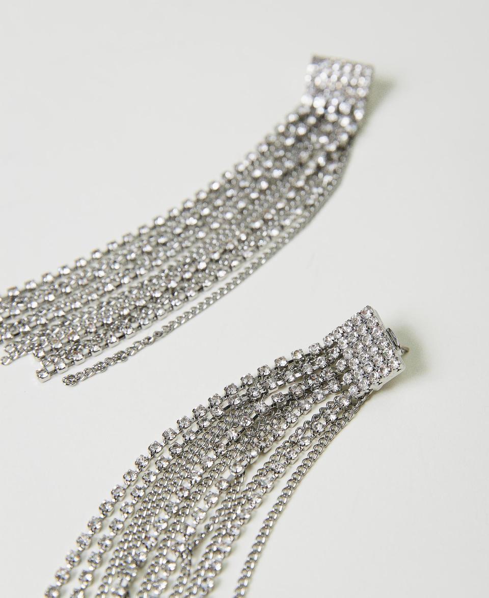 Twin Set Orecchini con frange di strass Affare Del Giorno